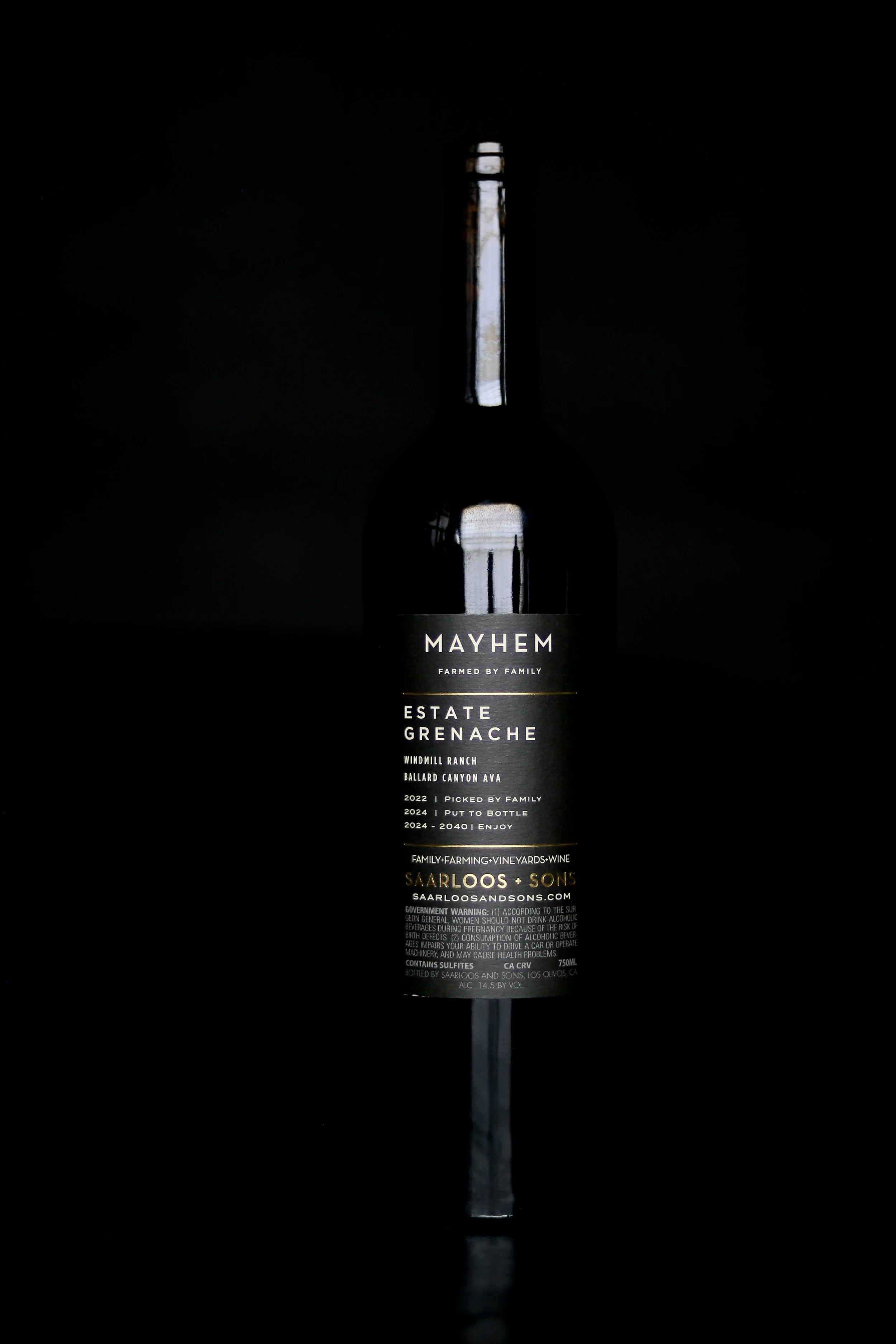 MAYHEM | 2022 GRENACHE NOIR | Windmill Ranch — SAARLOOS + sons